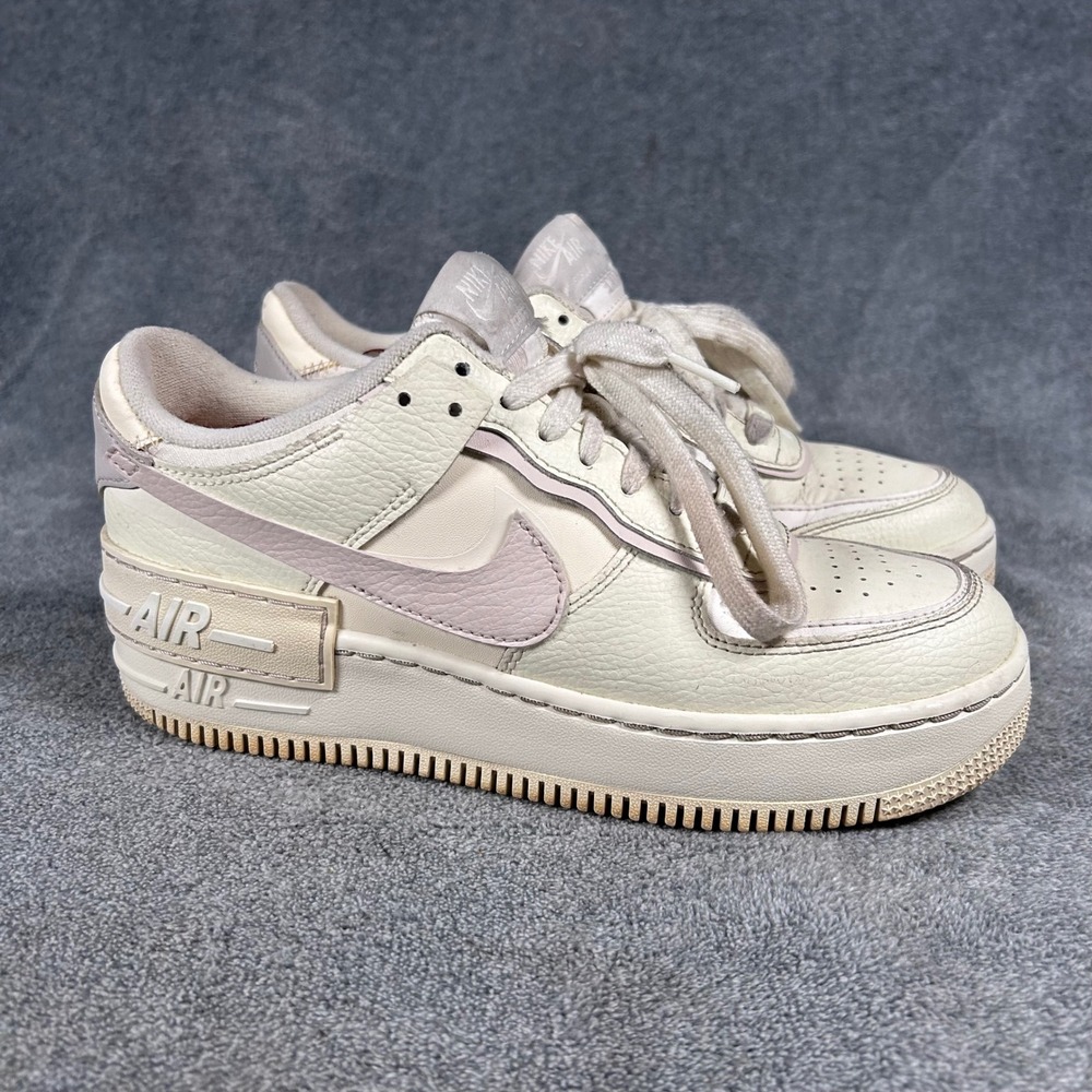 Nike Air Force 1 Shadow Sail Fossil Pink CU8591-102 Womens 8 Sneakers
